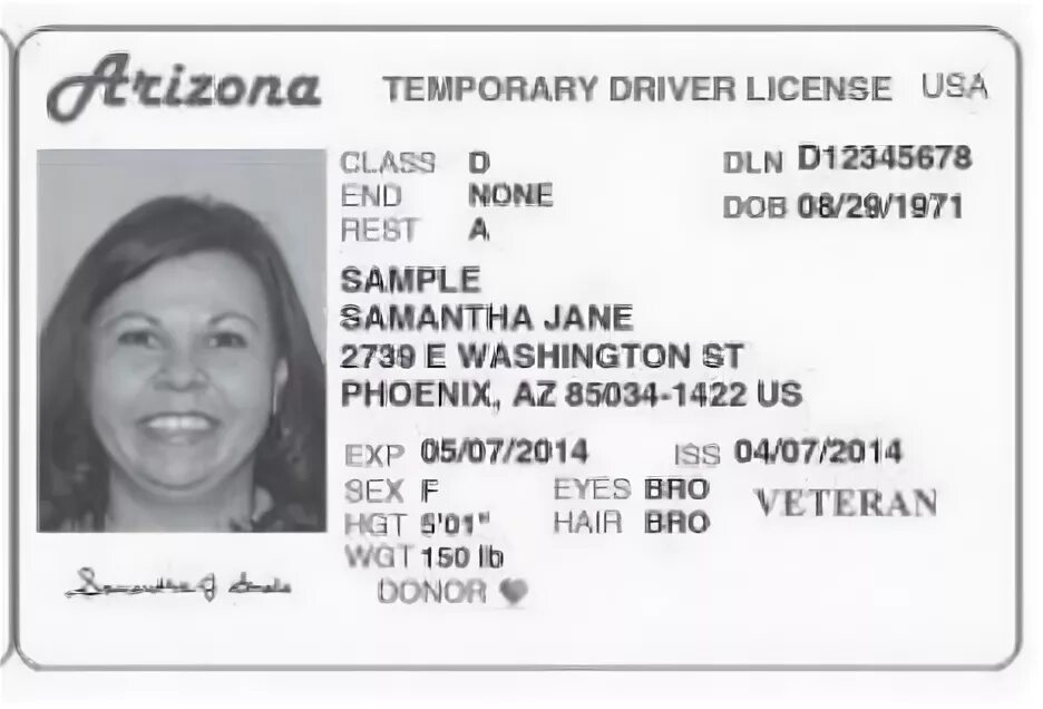 TSA accommodating temporary AZ driver's licenses