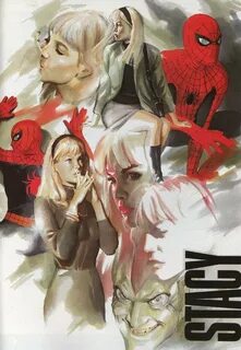 Gwen Stacy Alex ross, Marvel spiderman, Spiderman art