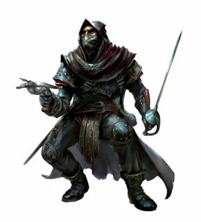 Male Human Rogue Thug Bandit - Pathfinder 2E PFRPG DND D&D 3