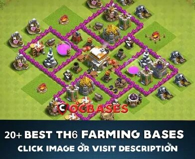 21+ Best TH6 Farming/Defense Base Links 2022 (New!) Town hal
