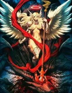 Én Angyalom Fantasy art angels, Angel art, Dragon slayer