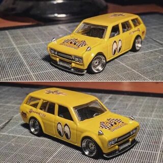 Datsun Bluebird 510 Wagon Mooneyes Custom Custom hot wheels,