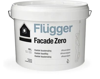 Flugger Facade Zero Флюгер Эластичная матовая фасадная краск