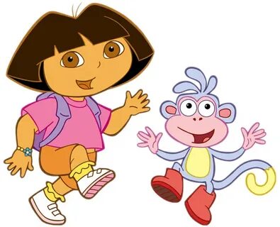 Dora The Explorer And Boots Clipart - Full Size Clipart (#57