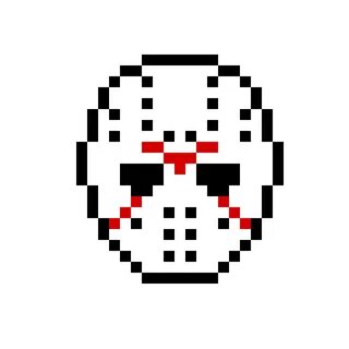 Pixilart - Friday the 13th Mask by katiee