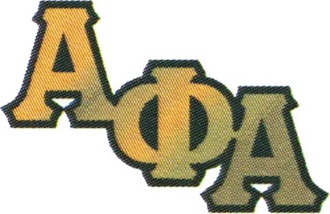 Alpha Phi Alpha Raised Letter Keychain Fraternity & Sorority