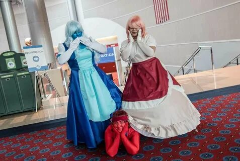 Cosplay Me and my friends cosplaying Padparadscha, Ruby, and