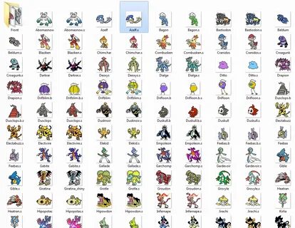 Sprite - Sprites Pokemon de 1 hasta 5ta generacion GBC Whack