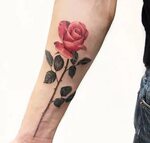Rose With Petals Falling Off Tattoo - Draw-dink