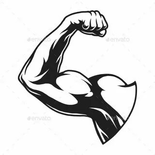 Muscle clipart arm template, Muscle arm template Transparent