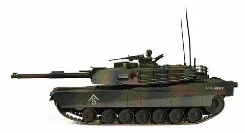 Танк Hobby Engine М1А1 Abrams (0811), 1:16, 63.5 см - купить