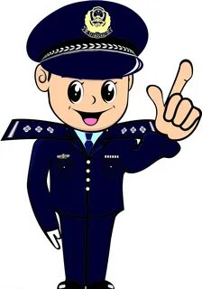 Police Officer Cartoon - Polisi Cartoon Png Clipart - Large 