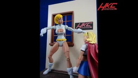 GALATEA/ Power Girl Custom Action Figure DC Universe classic