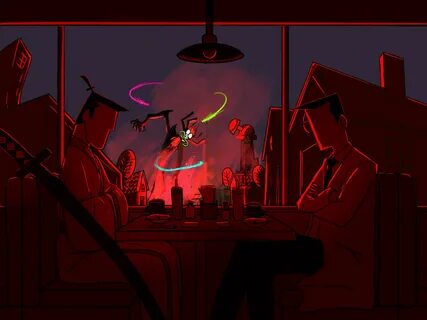 ArtStation - Samurai jack *Professor Utonium