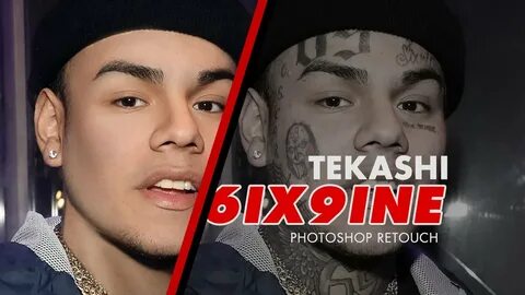 6IX9INE WITHOUT TATTOOS// Photoshop Retouch - YouTube