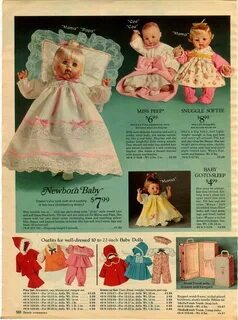 1970 PAPER AD Doll Miss Peep Snuggle Softee Baby Go-To-Sleep