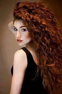 Natural red hair dye color Ideas. - Creative beauty Red curl