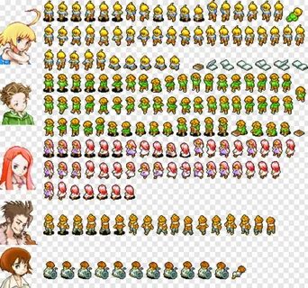 Fire Sprite Sheet - Ff Tactics Advance Sprites, HD Png Downl