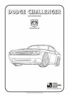 Cool Coloring Pages Dodge Challenger coloring page - Cool Co