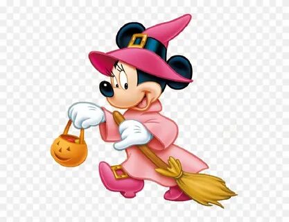 Disney Halloween Clip Art - Minnie Halloween Png Transparent