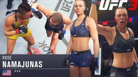 Rose Namajunas HAS HANDS! Say Goodnight! EA Sports UFC 3 Onl