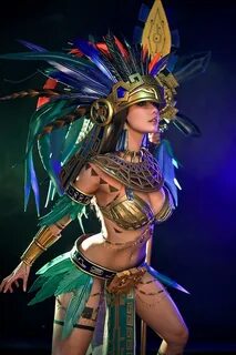 Forja de Vida Fantasy art women, Aztec warrior, Fantasy girl