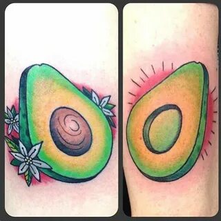 matching avocado tattoo - Google Search Avocado tattoo, Coor