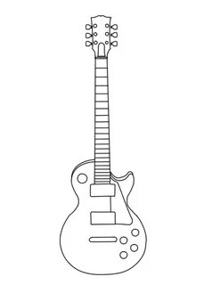 Free Guitar Outline Cliparts, Download Free Guitar Outline C