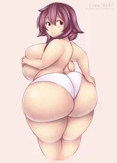 Anime girl small boobs big booty