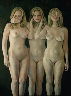No Evil" Кимберли Доу (Kimberly Dow) contemporary nude art