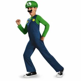 Super Mario Luigi Classic Child Halloween Costume - Walmart.