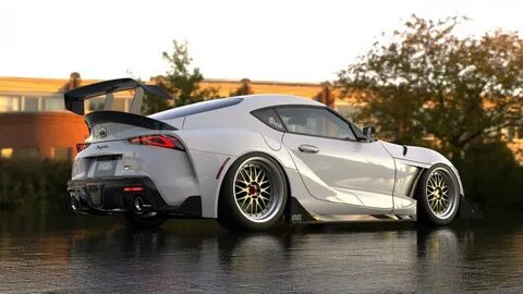 Wild and Wide Toyota Supra Headed for SEMA