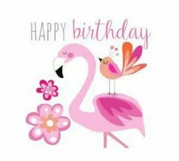 happy birthday flamingo meme