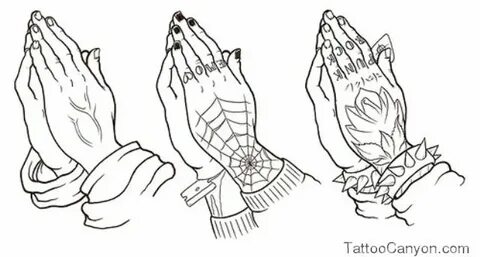Tattoo Design Cross With Praying Hands Tattoos Picture #1305