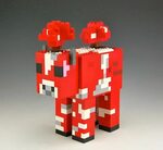 Lego Minecraft Mooshroom Cow