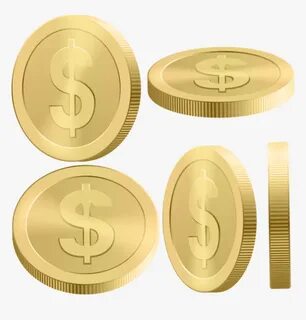 Gold Coins Clipart Png - Coin, Transparent Png , Transparent