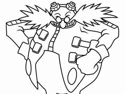 Dr Eggman Coloring Pages - Coloring Library
