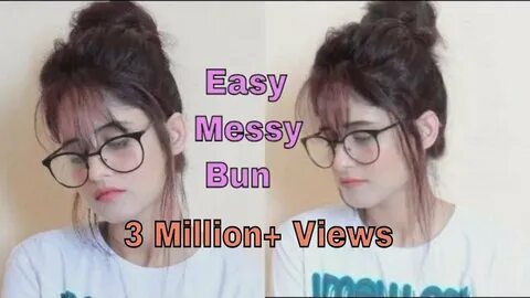 Messy Bun And Glasses Meaning - Goimages Lab