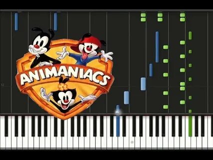 Animaniacs - Theme song Synthesia Tutorial Akkorde - Chordif