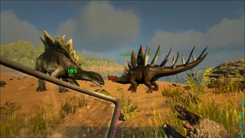 ark survival evolved kentrosaurus vs stegosaurus - YouTube