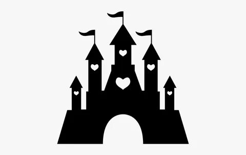 Silhouette Castle Disney Princess Clip Art - Silhouette Disn