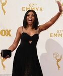 Empire star Taraji P. Henson is stunning in black at Emmys r