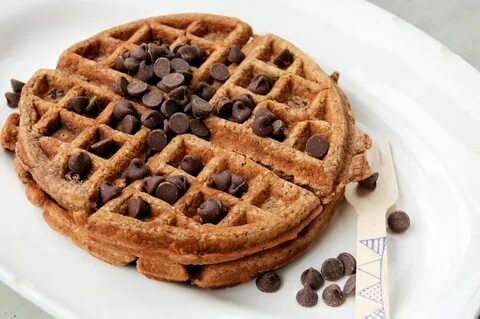 Gluten Free Chocolate Oatmeal Waffles - Kitchen Belleicious
