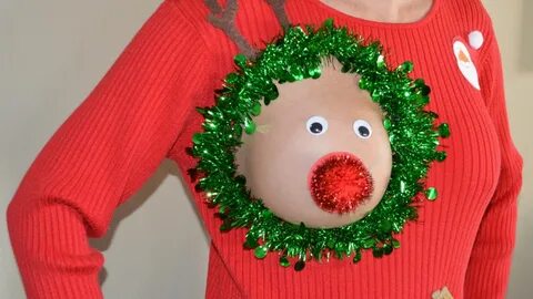 The Perfect Ugly Christmas Sweater For Breastfeeding Moms Hu