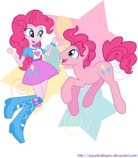 Bubble Berry Mlp Humanpinkie Pie And Bubble Berry - Cartoon 