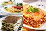 Comida italiana - Recetas típicas de la cocina italiana