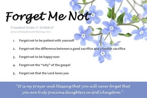 Forget Me Not Flowers Quotes. QuotesGram