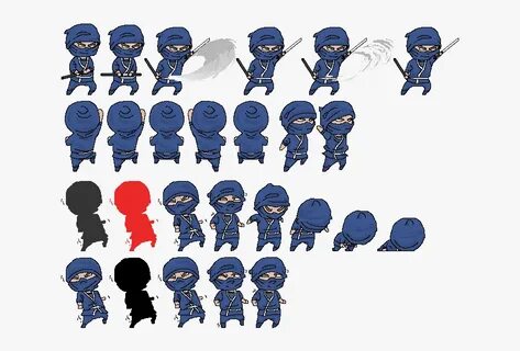 Chibi Sprite Sheet Png , Free Transparent Clipart - ClipartK