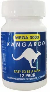 KANGAROO FOR HIM MEGA 3000 BLUE BOTTLE 12 PC Adonis Herbal P