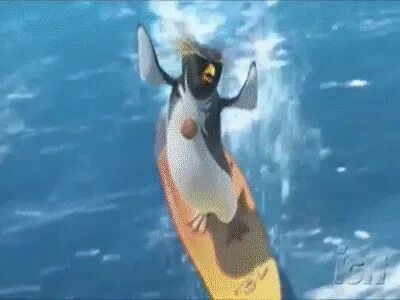 Surf's Up Clip on Make a GIF